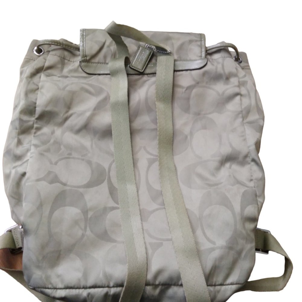 Green Coach Monogram Backpack - Picture 2 of 7